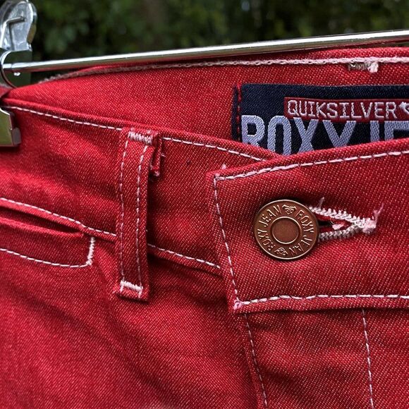 Quicksilver Roxy Jean Red Size 5 Bootcut Jeans - Picture 4 of 7